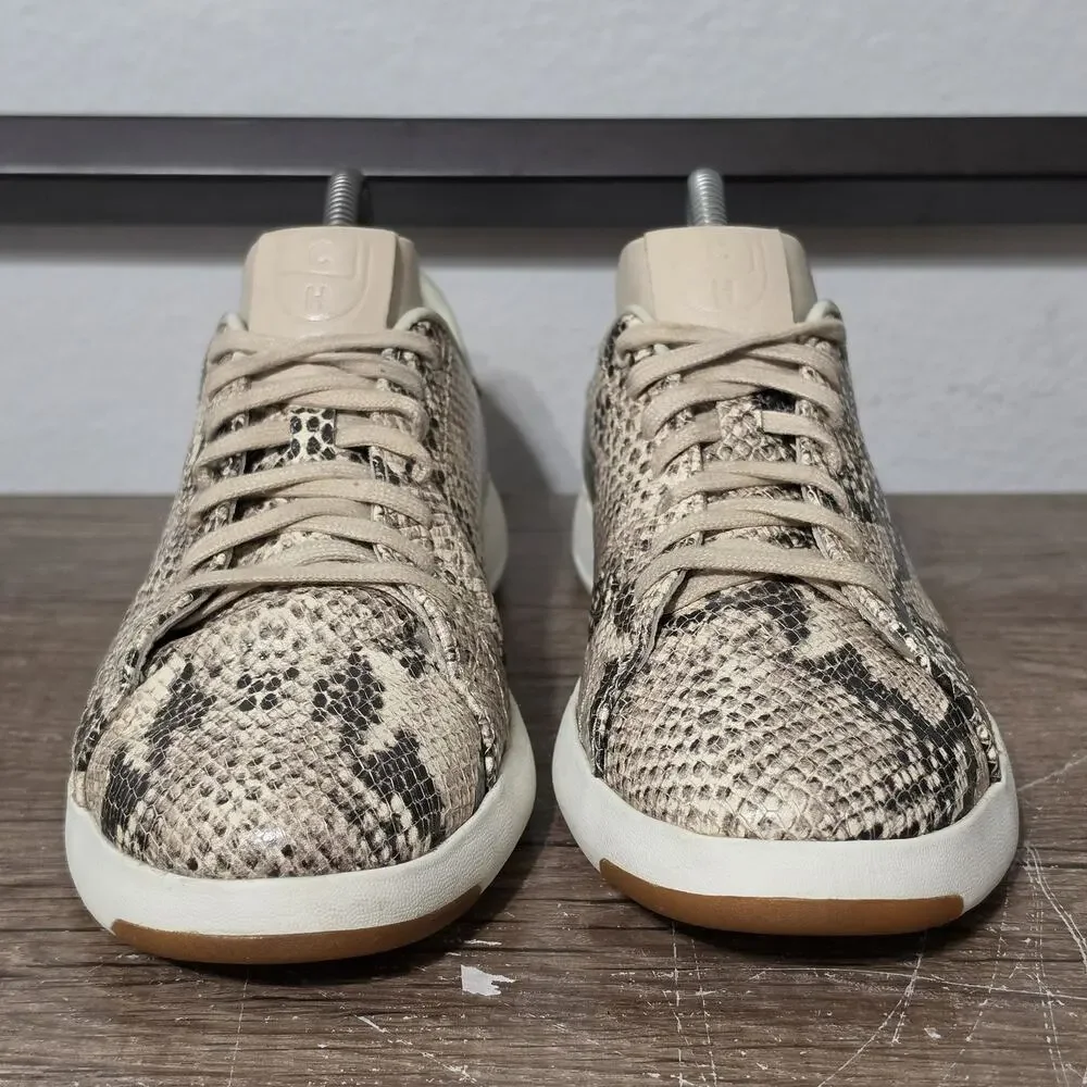 Cole Haan Grandpro Tennis Women’s Roccia Snake Print Shoes Sneakers Size 8.5